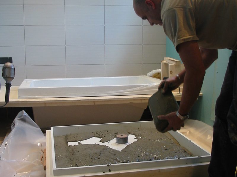 How to Make a Concrete Shower Base House to Home